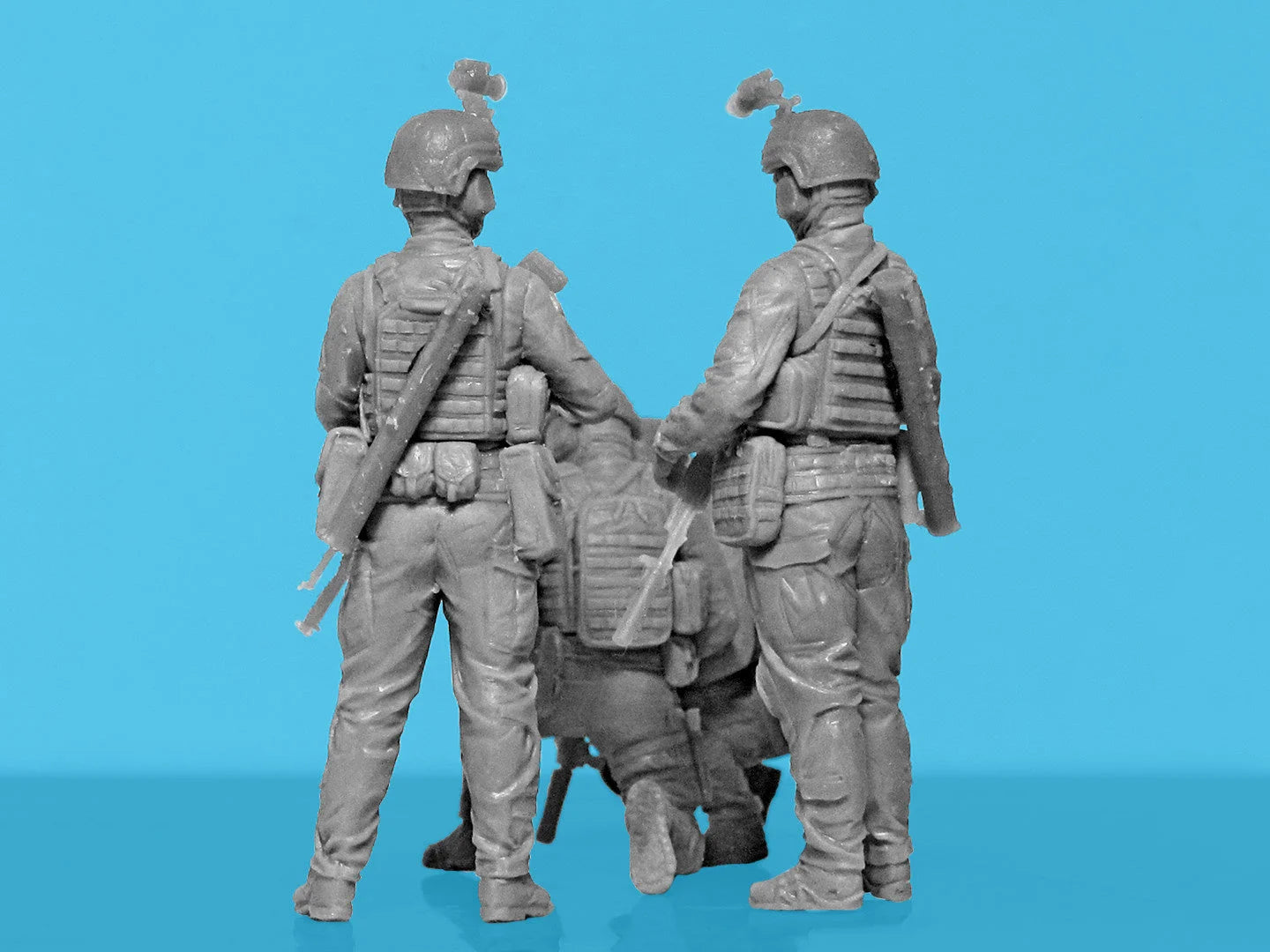 ICM Figures 1:35 - "Quietly Came, Quietly Went" Special Operations Forces of Ukraine (4 Figures) - ICM35752 - Product Image
