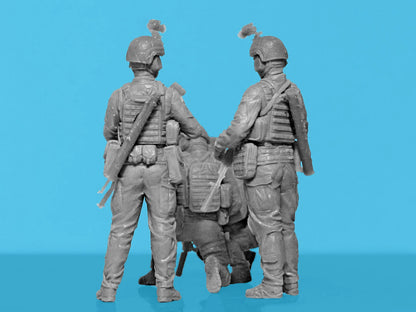 ICM Figures 1:35 - "Quietly Came, Quietly Went" Special Operations Forces of Ukraine (4 Figures) - ICM35752 - Product Image