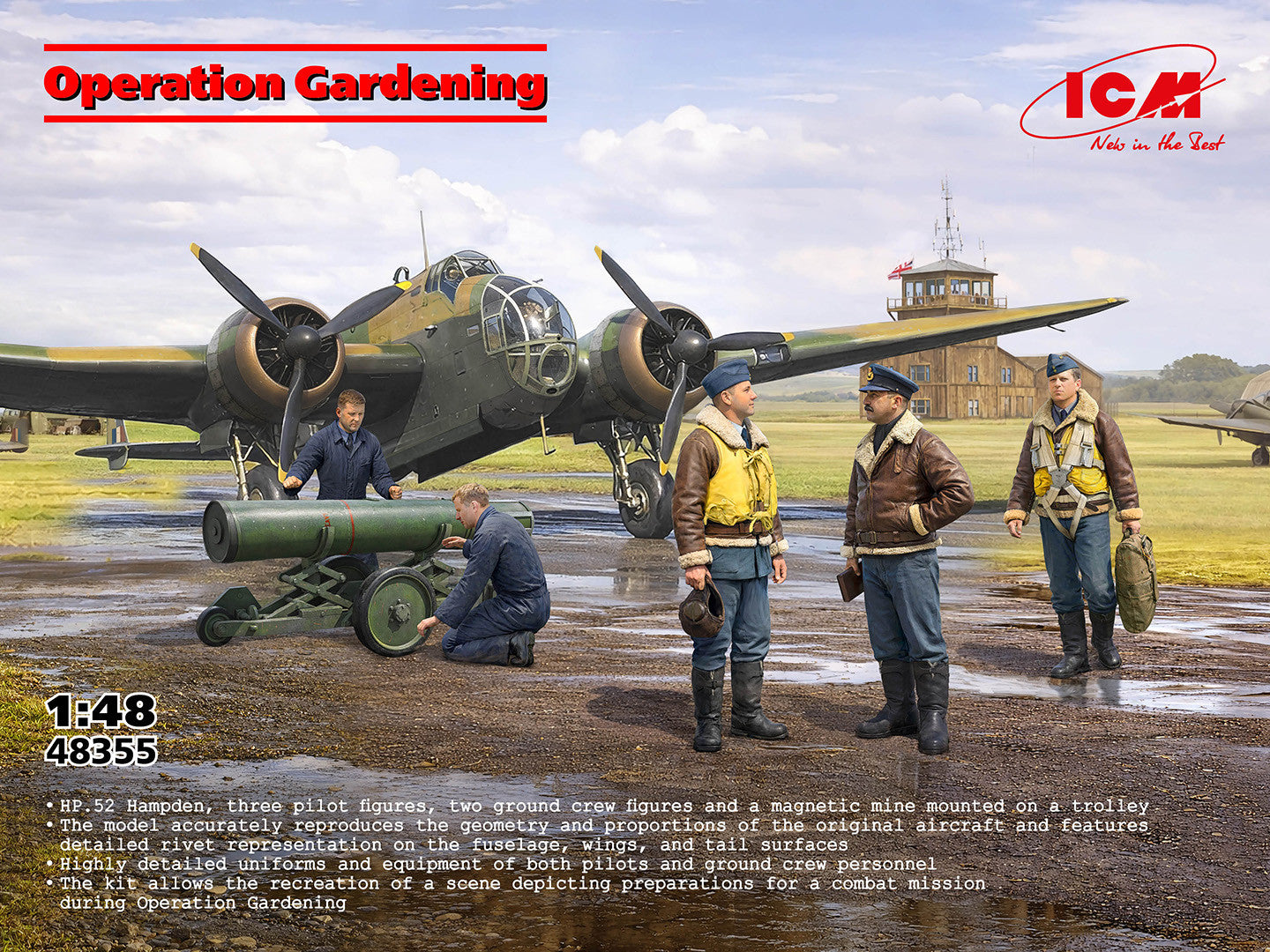 ICM HP.52 Hampden Operation Gardening 48355 -- box