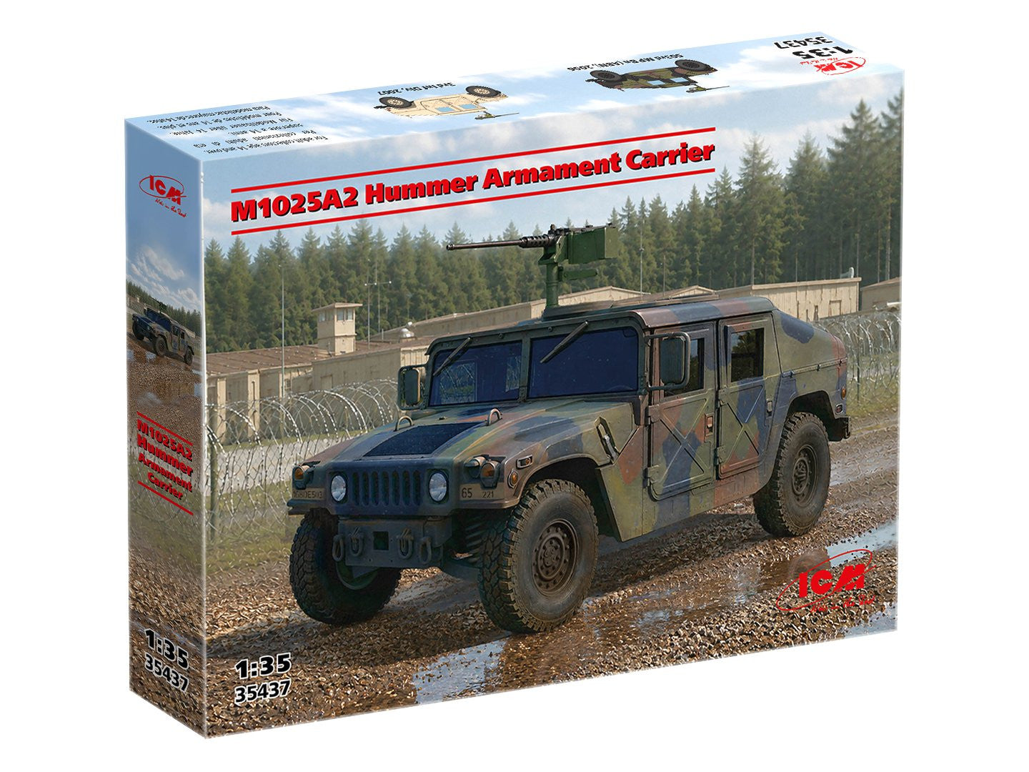 ICM M1025A2 Hummer Armament Carrier 35437 -- sprue
