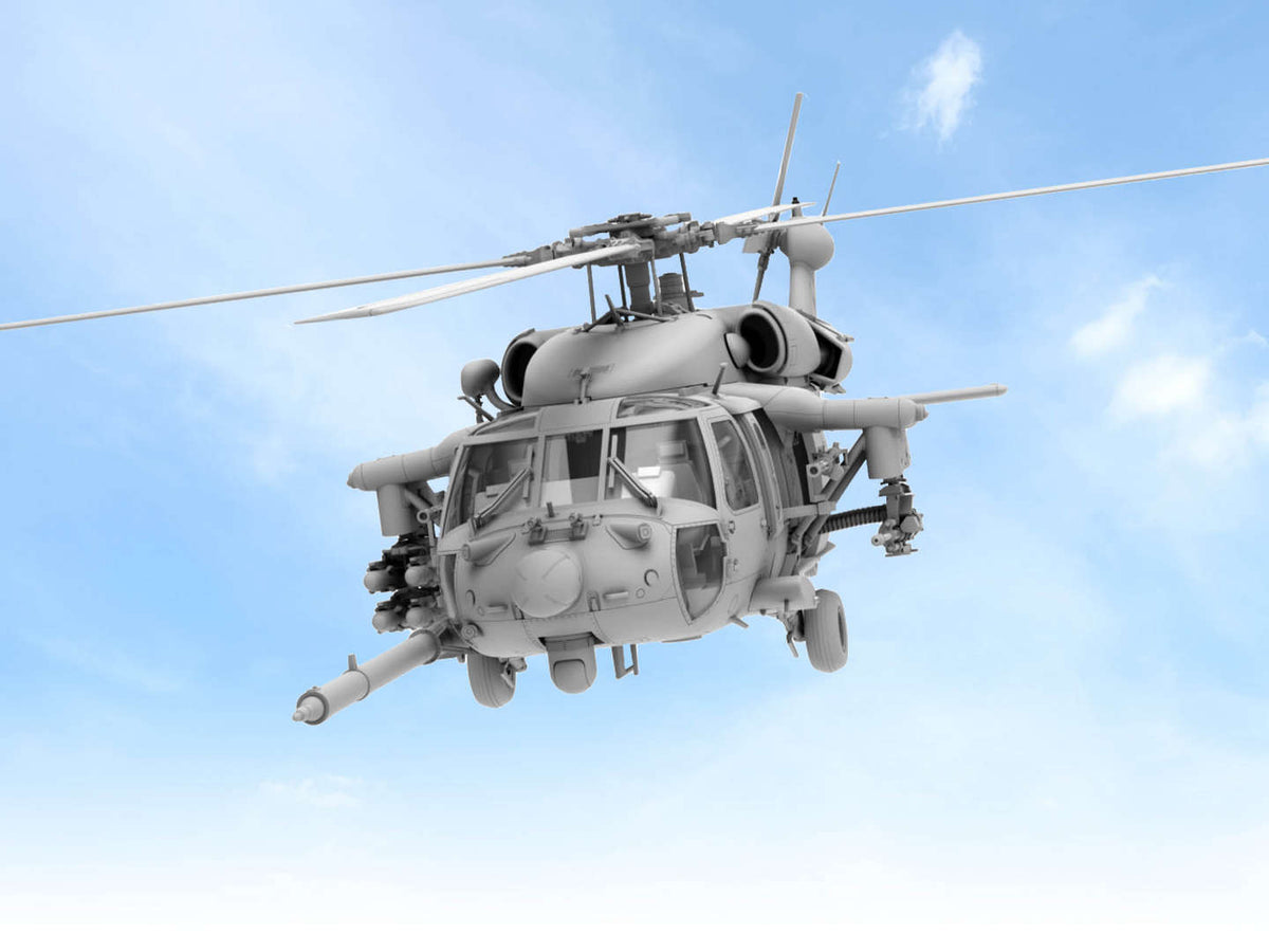 ICM MH-60L DAP U.S. Special Forces Attack Helicopter 1:48 scale model kit box art ICM48366