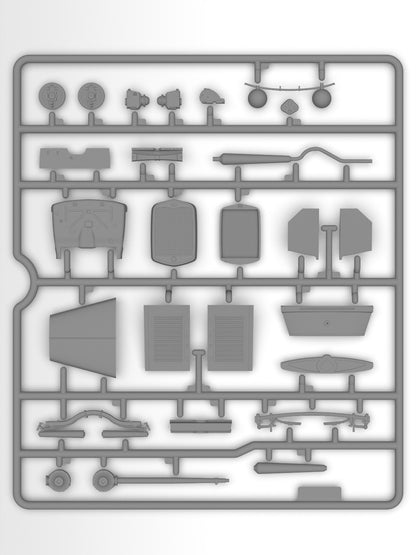 ICM 1 24 Daring Robbery Ford Model A ICM24055 – body panel sprue