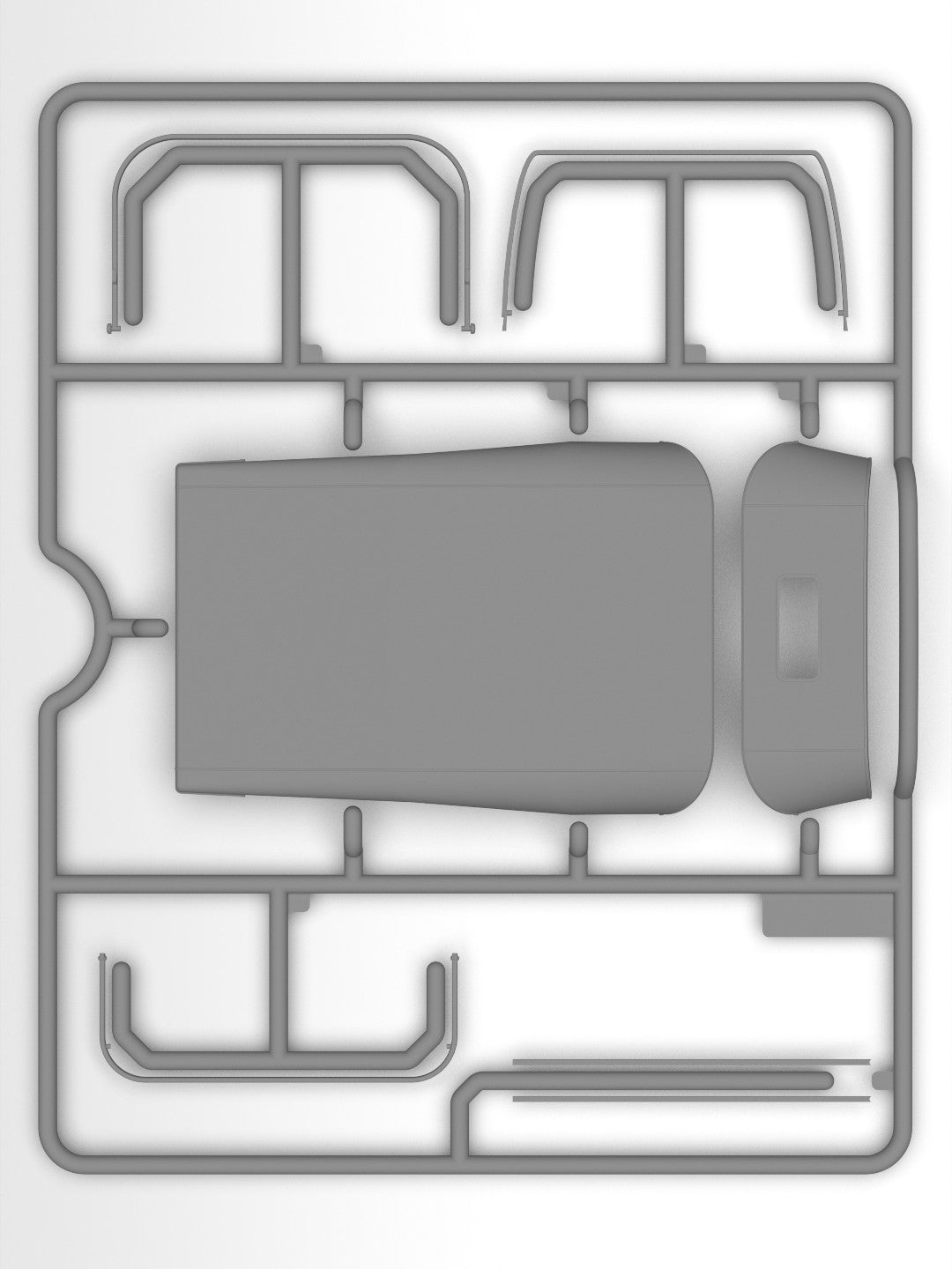 ICM 1 24 Daring Robbery Ford Model A ICM24055 – hood sprue