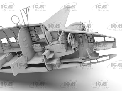 ICM 1 48 Lockheed Hudson Mk III ICM48331 – CGI cutaway cabin interior angle