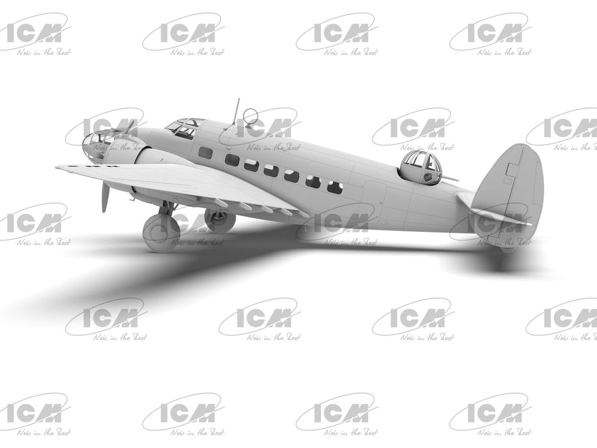 ICM 1 48 Lockheed Hudson Mk III ICM48331 – CGI render side nose view