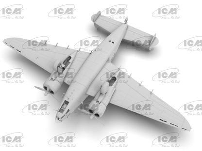 ICM 1 48 Lockheed Hudson Mk III ICM48331 – CGI render top plan view