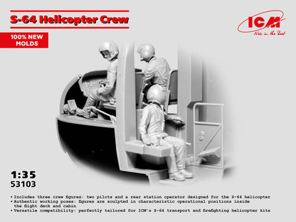 ICM S-64 Helicopter Crew 3 Figures ICM53103 – box art with logo