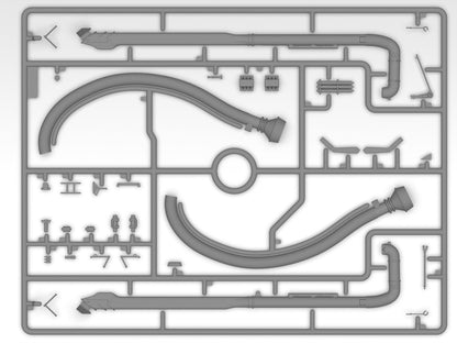 ICM S-64 Helicopter Fire Tank ICM53202 – boom and hose sprue