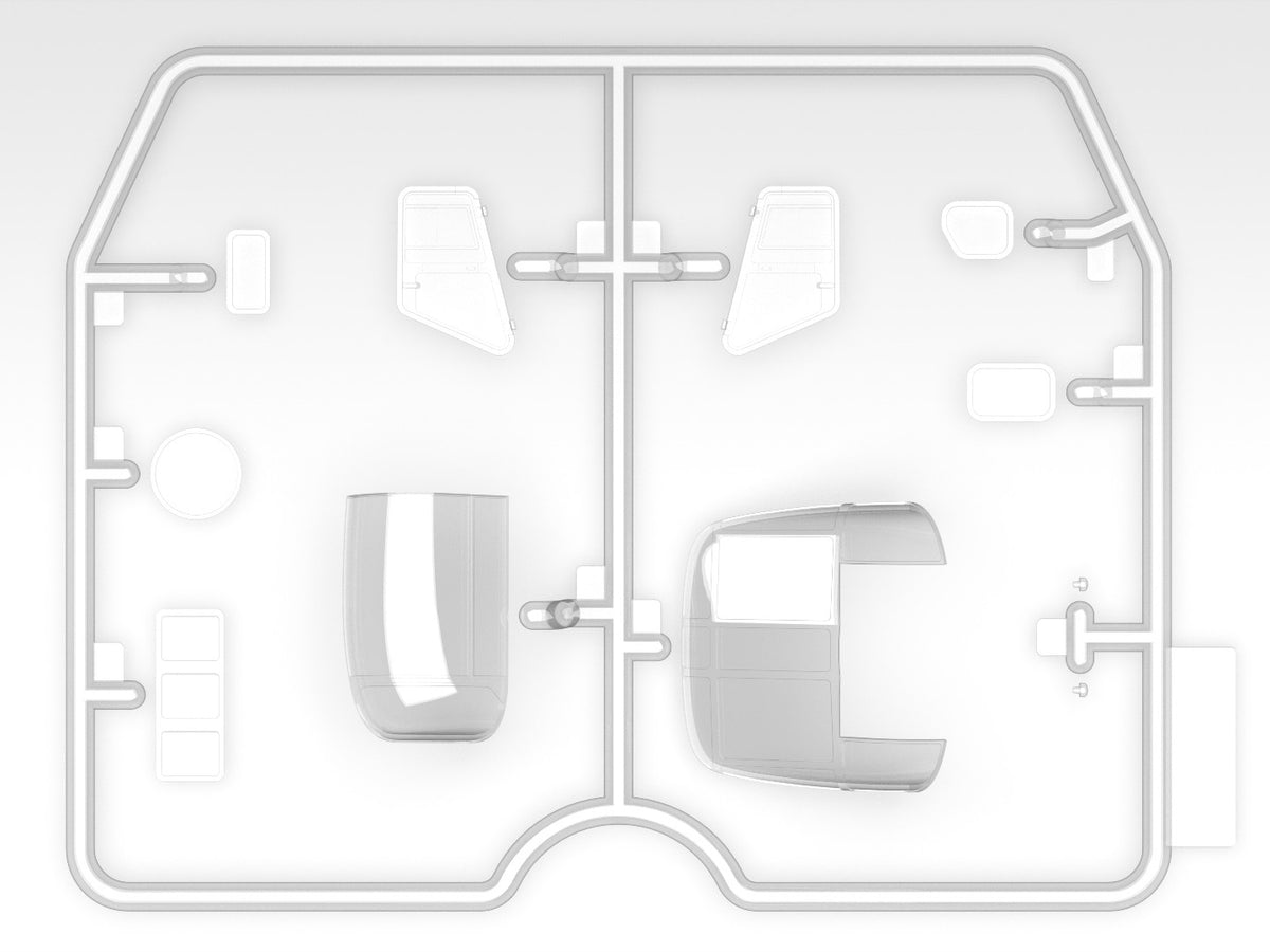ICM 1 72 Sikorsky CH-54A Tarhe ICM72002 – canopy and clear parts sprue