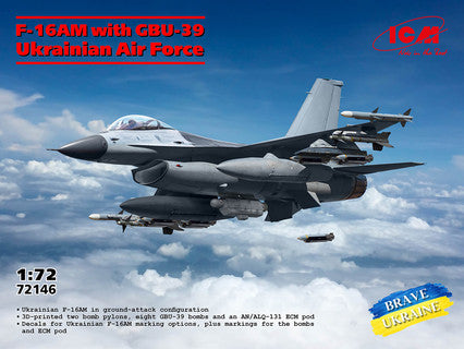 ICM F-16AM with GBU-39 Bombs Ukrainian Air Force - ICM72146 image 2