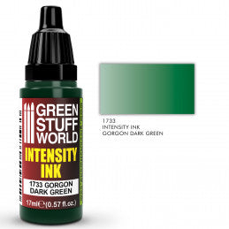 Green Stuff World - Intensity Ink 1733 Gorgon dark green