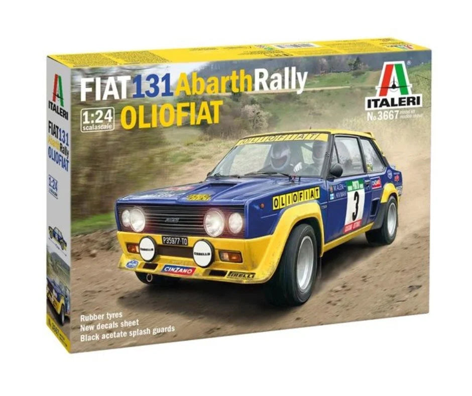 Italeri 1/24 Cars - Fiat 131 Arbarth Rally OL10 Fiat - 3667 - Product Image