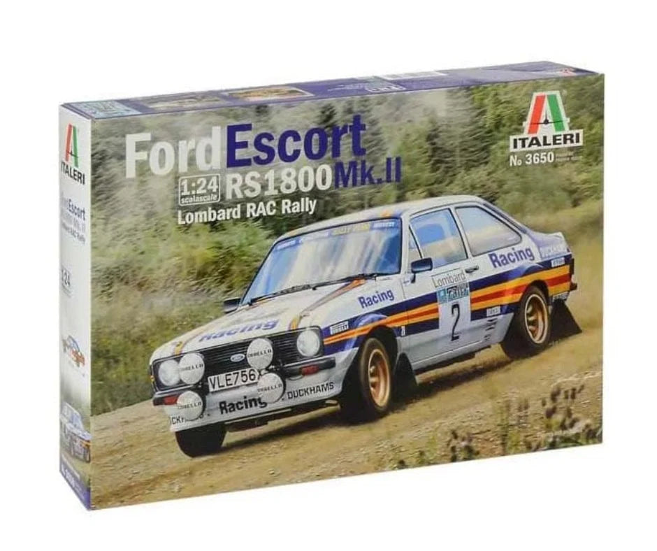 Italeri 1/24 Cars - Ford Escort RS1800 MkII Lombard - 3650 - Product Image