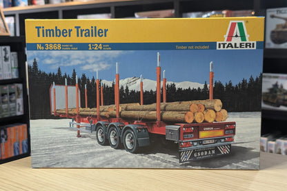 Italeri 1/24 Trucks - Timber Trailer/Logger Trailer - 3868 - Product Image