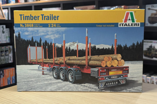 Italeri 1/24 Trucks - Timber Trailer/Logger Trailer - 3868 - Product Image