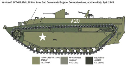 Italeri 1/35 Military - LVT-4 Water Buffalo - 6752 - Product Image