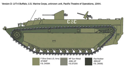 Italeri 1/35 Military - LVT-4 Water Buffalo - 6752 - Product Image