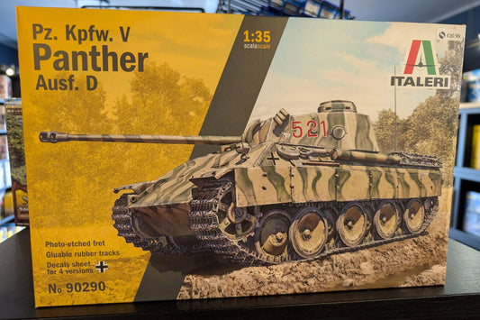 Italeri 1/35 Military - Pz. Kpfw. V Panther Ausf. D - 90290 - Product Image