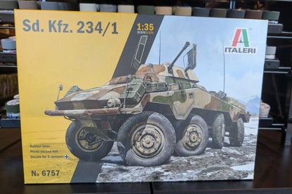 Italeri 1/35 Military - Sd.Kfz. 234/1 Armoured Cars - 6757 - Product Image