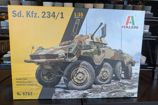 Italeri 1/35 Military - Sd.Kfz. 234/1 Armoured Cars - 6757 - Product Image