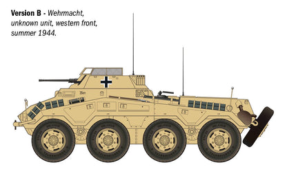 Italeri 1/35 Military - Sd.Kfz. 234/1 Armoured Cars - 6757 - Product Image