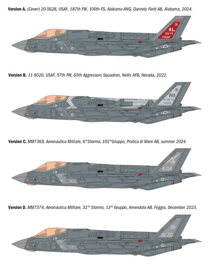 Italeri 1/48 Aircraft - F-35A Lightning II (Beast Mode) - 2836 - Product Image