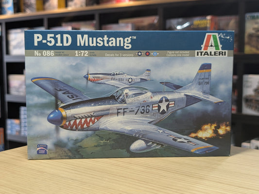 Italeri 1/72 Aircraft - F-51D Mustang - 086 - Product Image