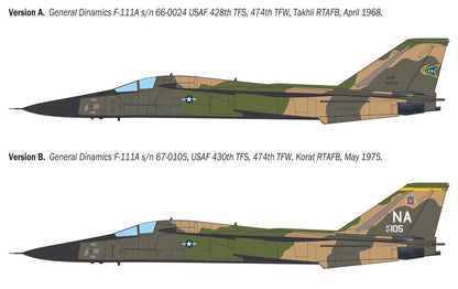 Italeri 1/72 Aircraft - General Dynamics F-111 Aardvark - 91232 - Product Image