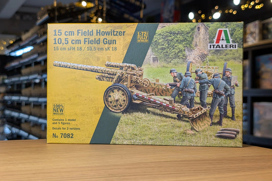 Italeri 1/72 Military - 15Cm Field Howitzer/10,5Cm Fiel - 7082 - Product Image