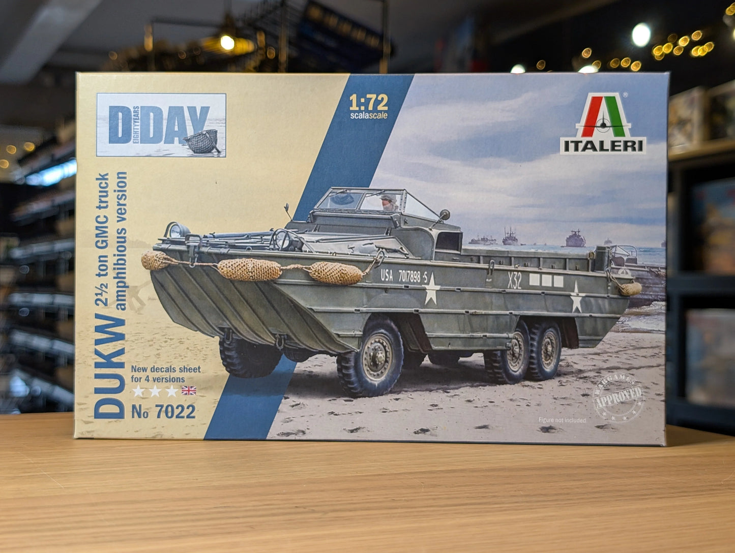 Italeri 1/72 Military - DUKW Amphibious GMC Truck - 7022 - Product Image