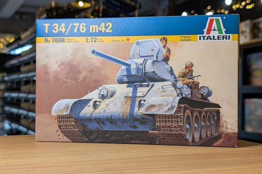 Italeri 1/72 Military - T34/76 Russian Tank - 7008 - Product Image