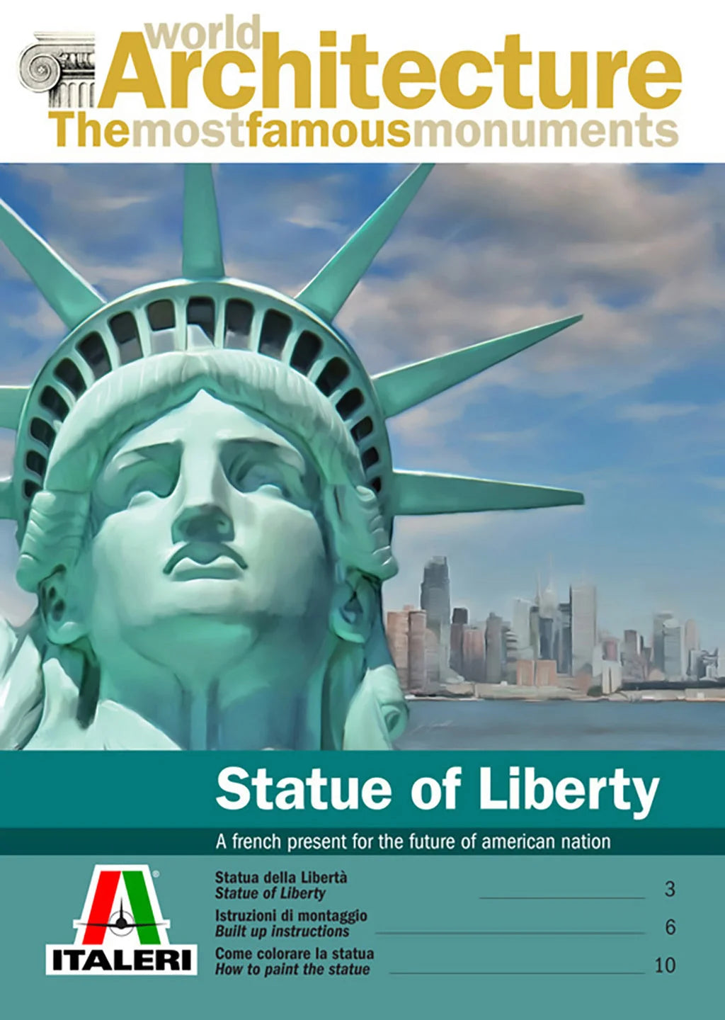 Italeri 1/720 Ships - The Statue Of Liberty - 68002 - Product Image