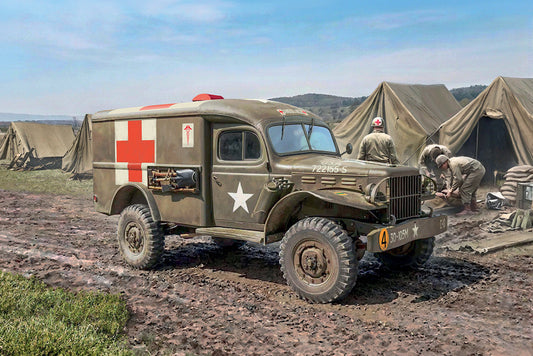 Italeri Dodge WC54 Ambulance 90226 artwork scene