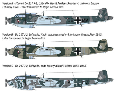 Italeri Dornier Do 217 J-1/J-2 Nachtjager 91266 – decals