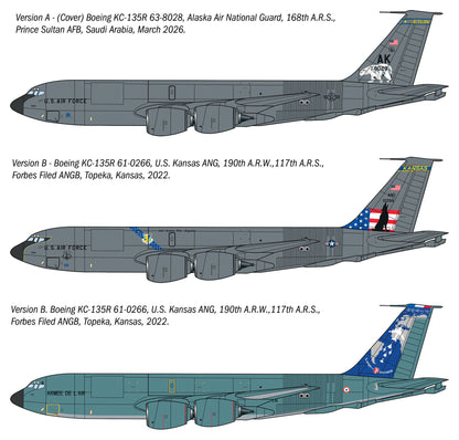 Italeri KC-135 R/FR Stratotanker 91281 -- decal placement profile