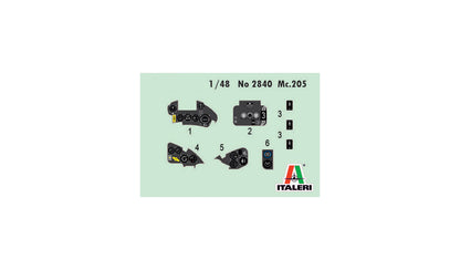 Italeri Macchi MC.202 Folgore 2840 -- decals