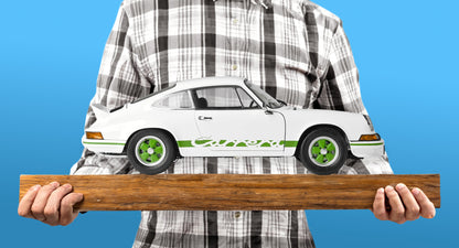 IXO Collections - White Porsche 911 Carsrera RS 2.7 1/8 Scale Metal & Plastic Kit - IXC911FKW