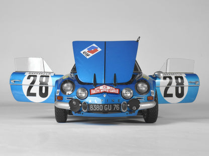 IXO Collections - Alpine A110 1600 S Rally 1/8 Scale Metal & Plastic Kit (Plain White Box) - IXCALPFK