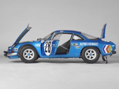 IXO Collections - Alpine A110 1600 S Rally 1/8 Scale Metal & Plastic Kit (Plain White Box) - IXCALPFK