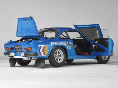 IXO Collections - Alpine A110 1600 S Rally 1/8 Scale Metal & Plastic Kit (Plain White Box) - IXCALPFK