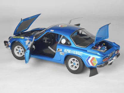 IXO Collections - Alpine A110 1600 S Rally 1/8 Scale Metal & Plastic Kit (Plain White Box) - IXCALPFK