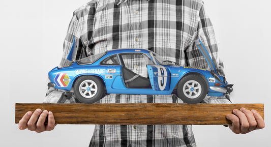 IXO Collections - Alpine A110 1600 S Rally 1/8 Scale Metal & Plastic Kit (Plain White Box) - IXCALPFK