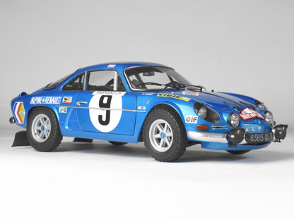 IXO Collections - Alpine A110 1600 S Rally 1/8 Scale Metal & Plastic Kit (Plain White Box) - IXCALPFK