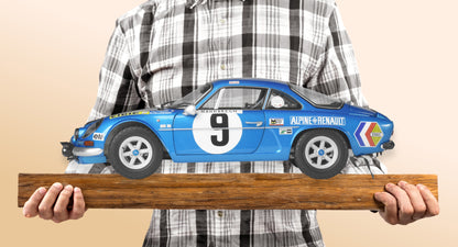 IXO Collections - Alpine A110 1600 S Rally 1/8 Scale Metal & Plastic Kit (Plain White Box) - IXCALPFK