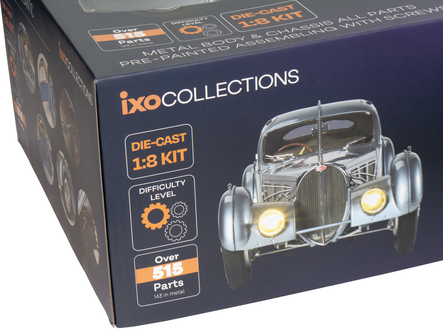 IXO Collections - Bugatti SC57 Atlantic 1/8 Scale Metal & Plastic Kit - IXCBGAFK