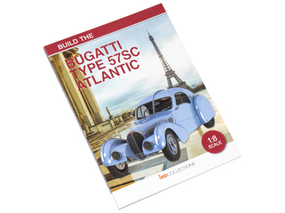 IXO Collections - Bugatti SC57 Atlantic 1/8 Scale Metal & Plastic Kit - IXCBGAFK