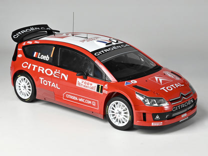 IXO Collections - Citroën C4 WRC 2008 Red 1/8 Scale Metal & Plastic Kit - IXCCC4FK