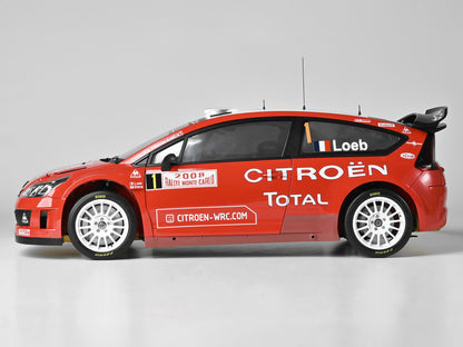 IXO Collections - Citroën C4 WRC 2008 Red 1/8 Scale Metal & Plastic Kit - IXCCC4FK