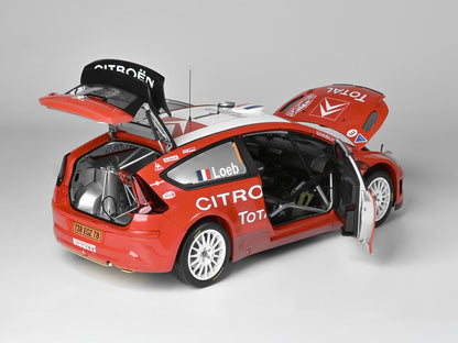 IXO Collections - Citroën C4 WRC 2008 Red 1/8 Scale Metal & Plastic Kit - IXCCC4FK