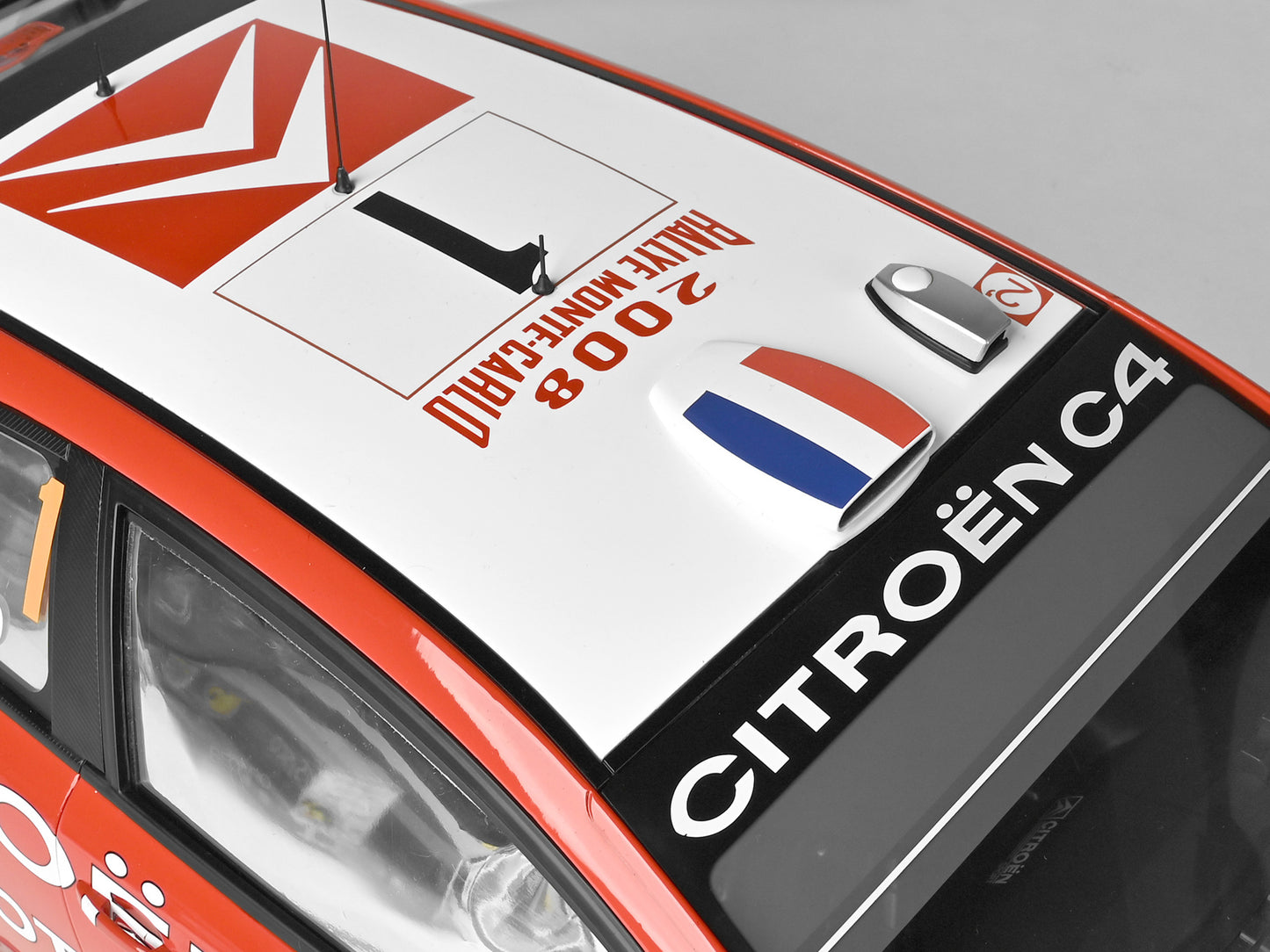 IXO Collections - Citroën C4 WRC 2008 Red 1/8 Scale Metal & Plastic Kit - IXCCC4FK